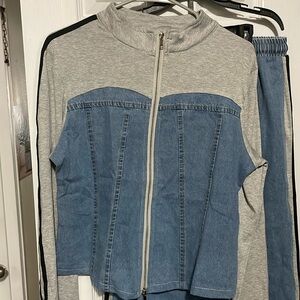 Jeans jacket set New size medium